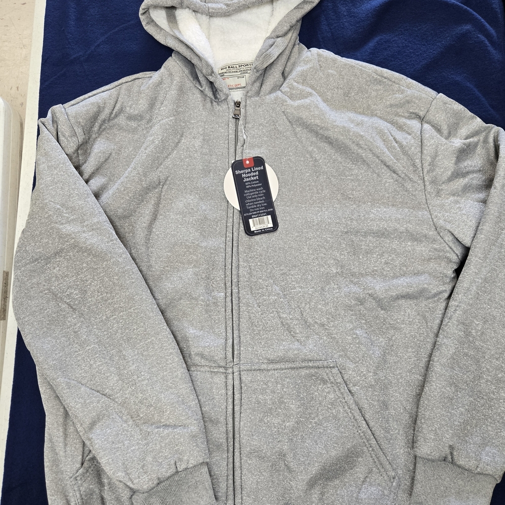 Gray Zip-Up Hoodie
